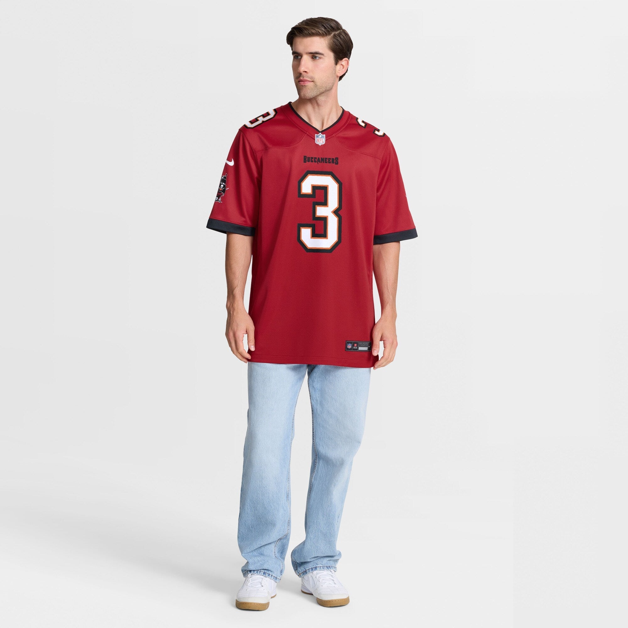 Tampa Bay Buccaneers Rueben Bain Jr. Nike Red 2026 NFL Draft First Round Pick No. 15 Team Game Jersey