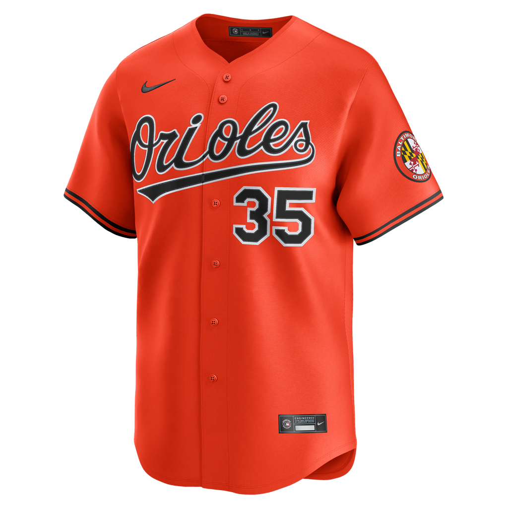 Baltimore Orioles Adley Rutschman Nike Orange 2nd Alternate Limited Player Jersey