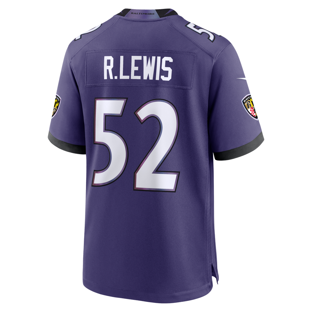 Baltimore Ravens Ray Lewis Nike Purple Team Retired Player Game Jersey