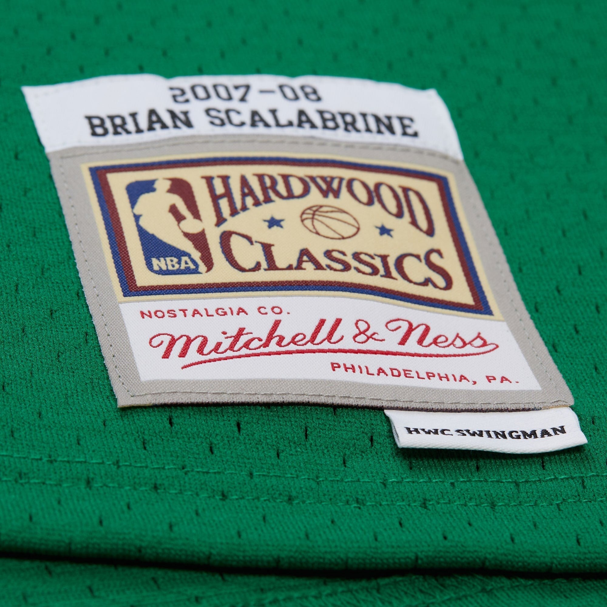 Boston Celtics Mitchell & Ness Swingman Jersey - - Brian Scalabrine