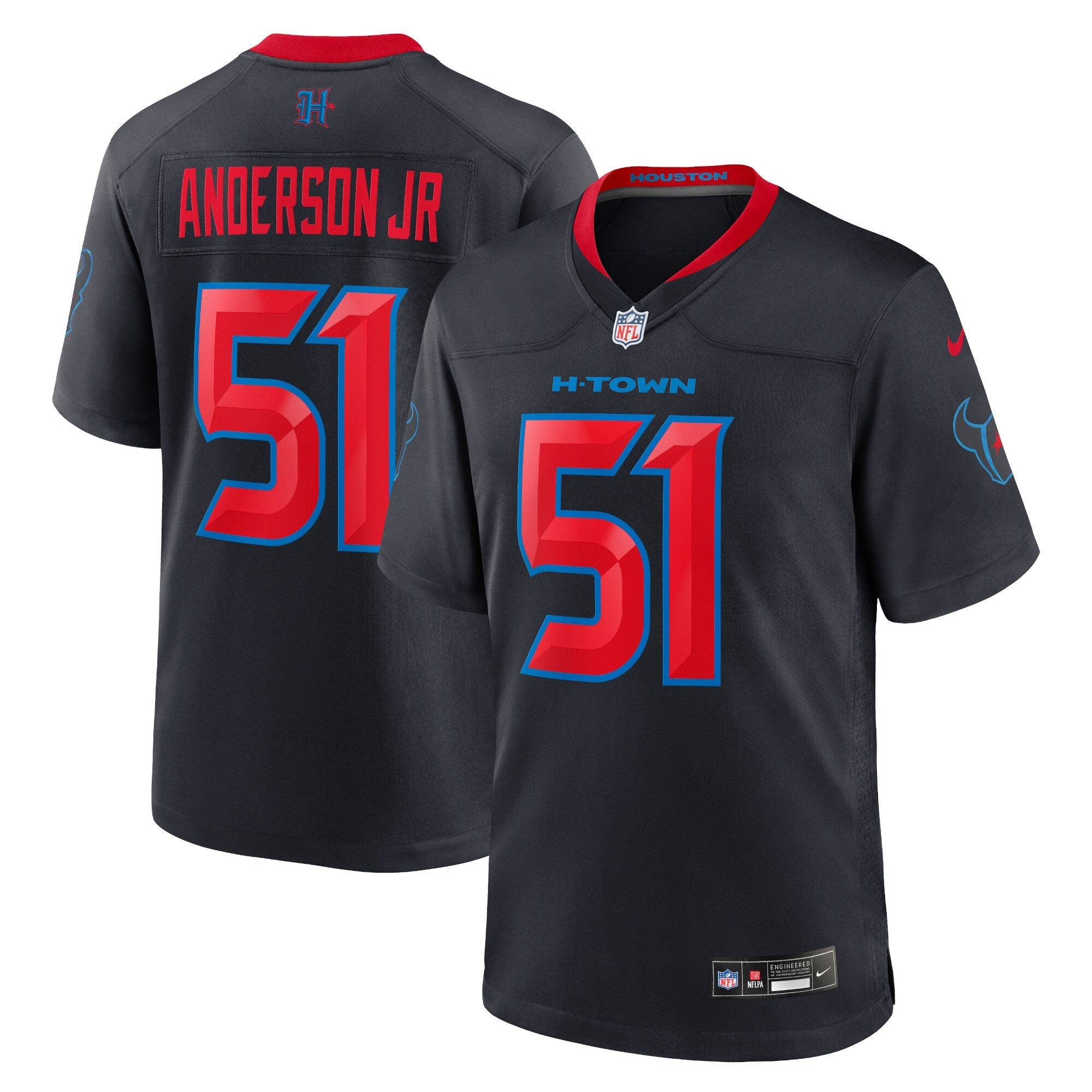 Houston Texans Will Anderson Jr. Nike Navy Alternate Game Jersey
