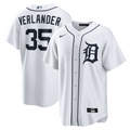 Detroit Tigers Justin Verlander Nike White Home Replica Jersey