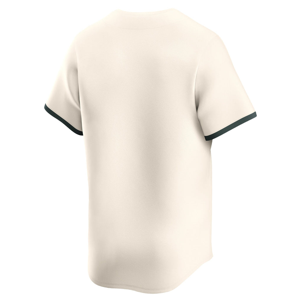 Nike Natural Michigan State Spartans Baseball Limited Jersey