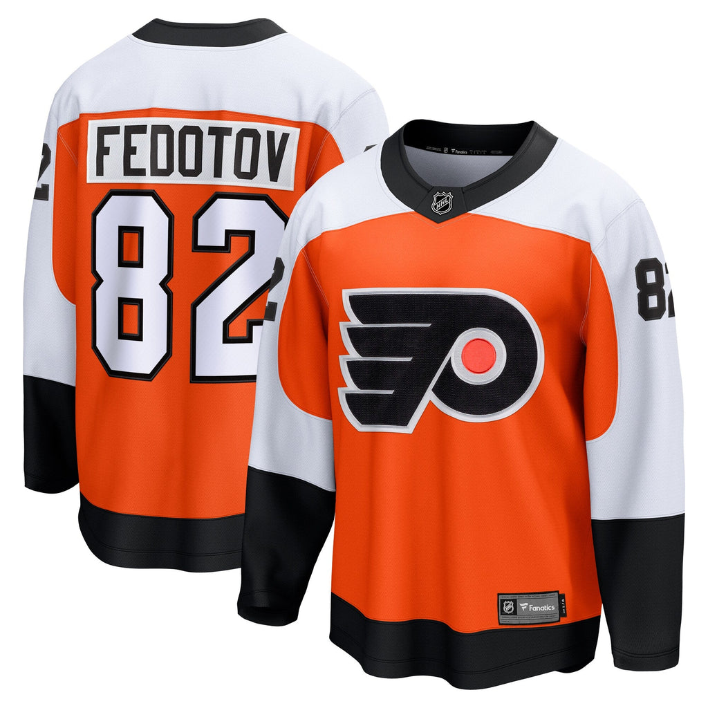Philadelphia Flyers Ivan Fedotov Fanatics Orange Home Premier Breakaway Player Jersey