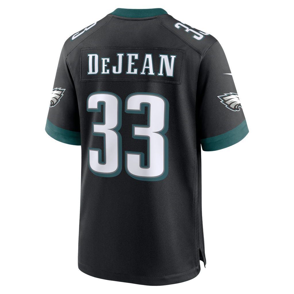 Philadelphia Eagles Cooper DeJean Nike Black Alternate Game Jersey