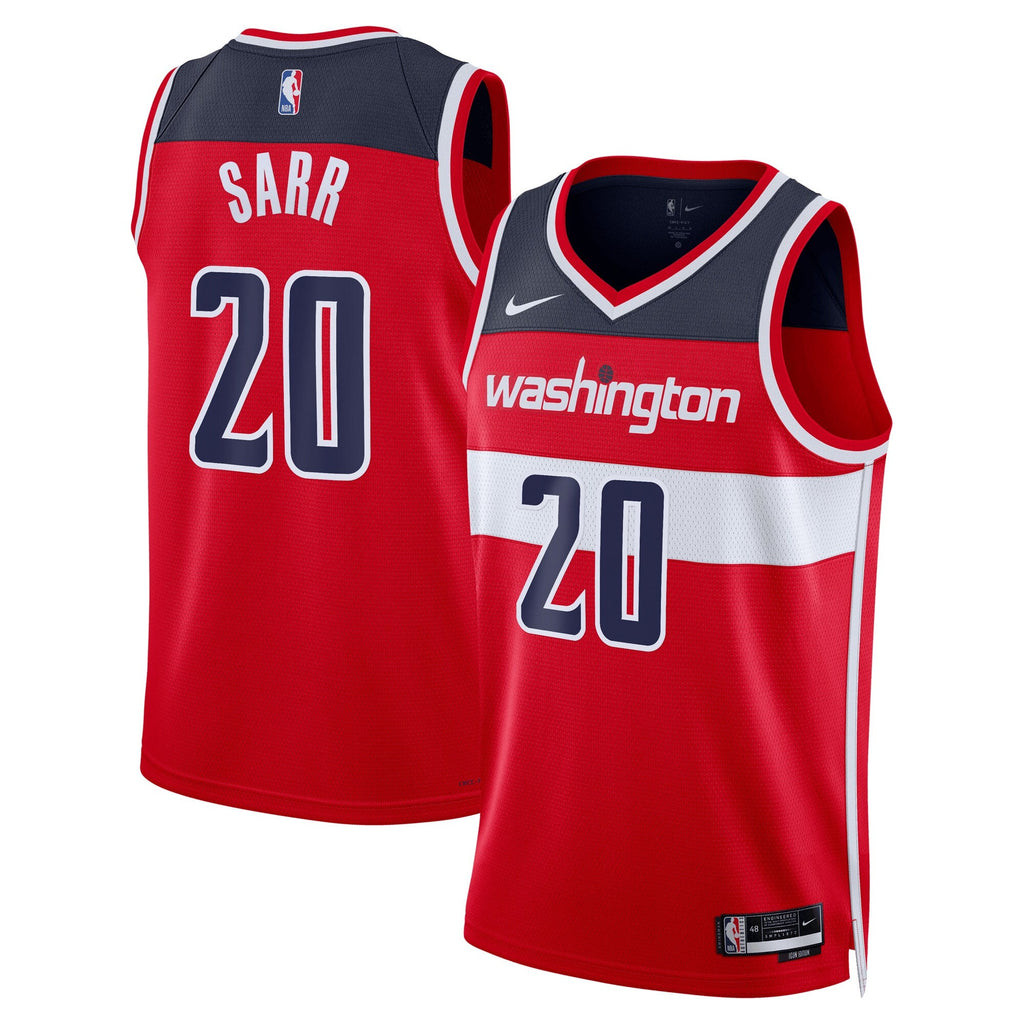 Washington Wizards Nike Icon Swingman Jersey - Red - Alexandre Sarr