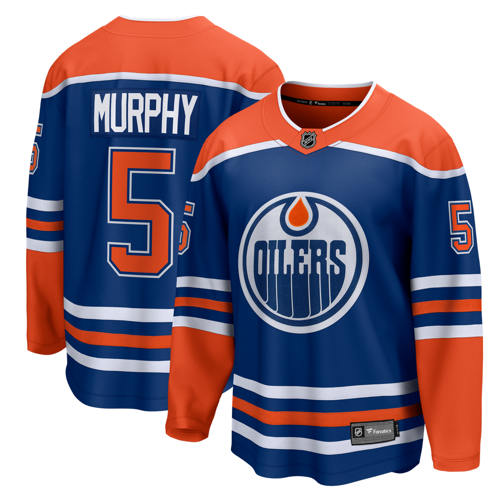Edmonton Oilers Connor Murphy Fanatics Royal Home Breakaway Jersey