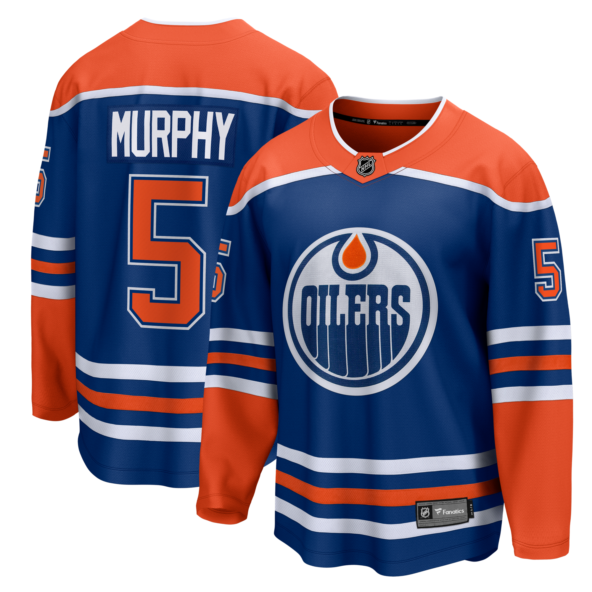 Edmonton Oilers Connor Murphy Fanatics Royal Home Breakaway Jersey