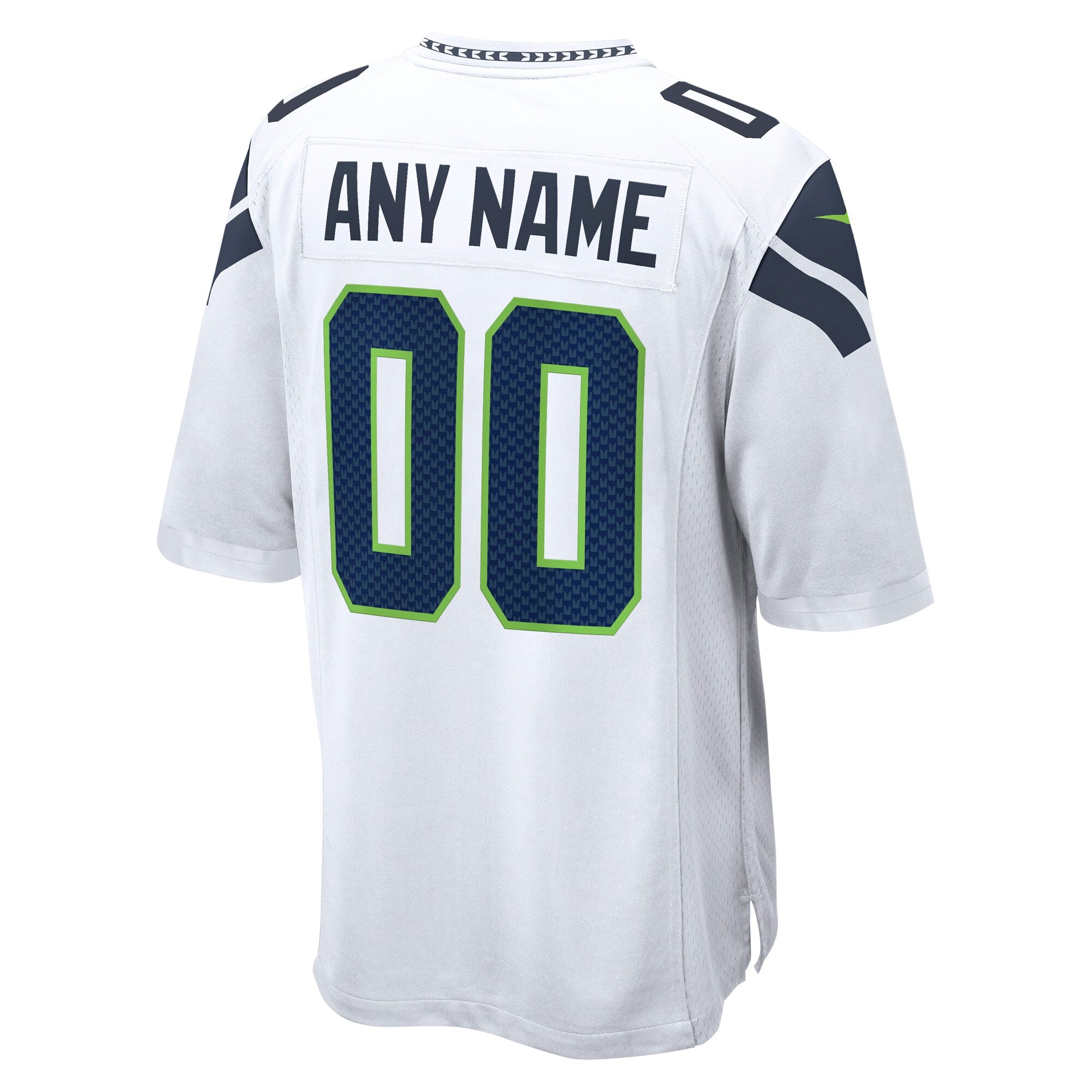 Seattle Seahawks Nike White Custom Game Jersey