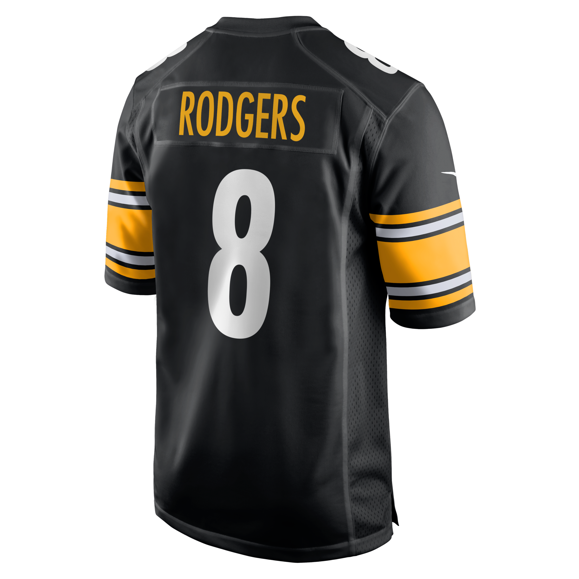 Pittsburgh Steelers Aaron Rodgers Nike Black Game Jersey