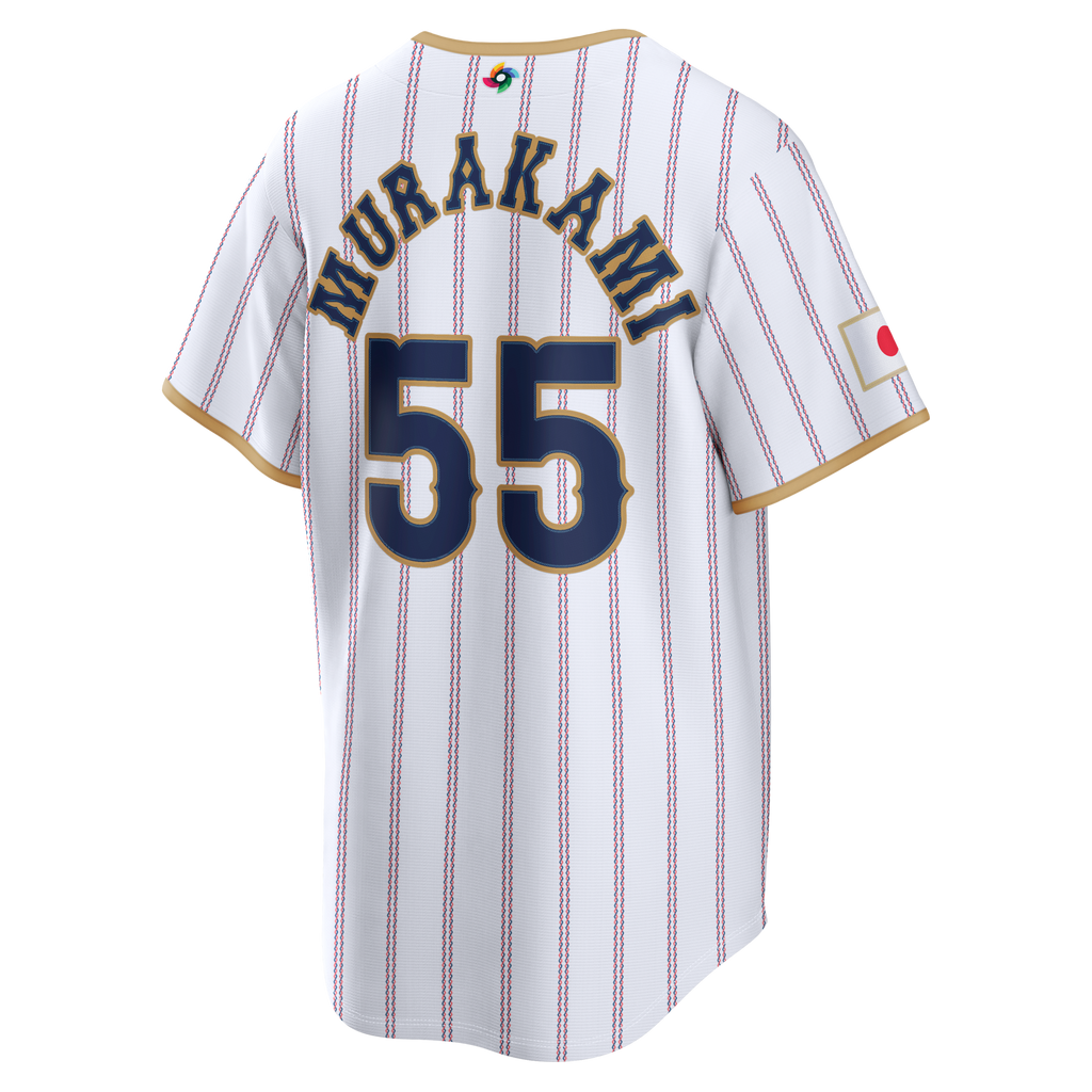 Japan Baseball Munetaka Murakami Nike White 2026 World Baseball Classic Home Stadium Jersey