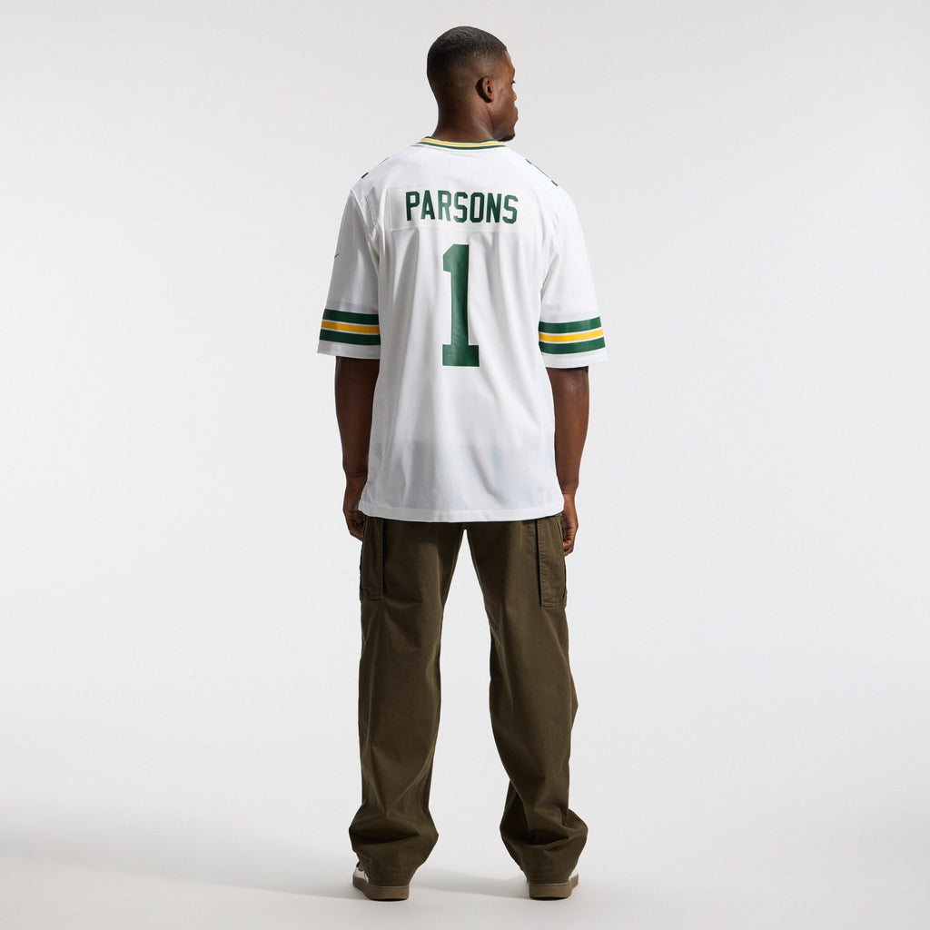 Green Bay Packers Micah Parsons Nike White Game Player Jersey
