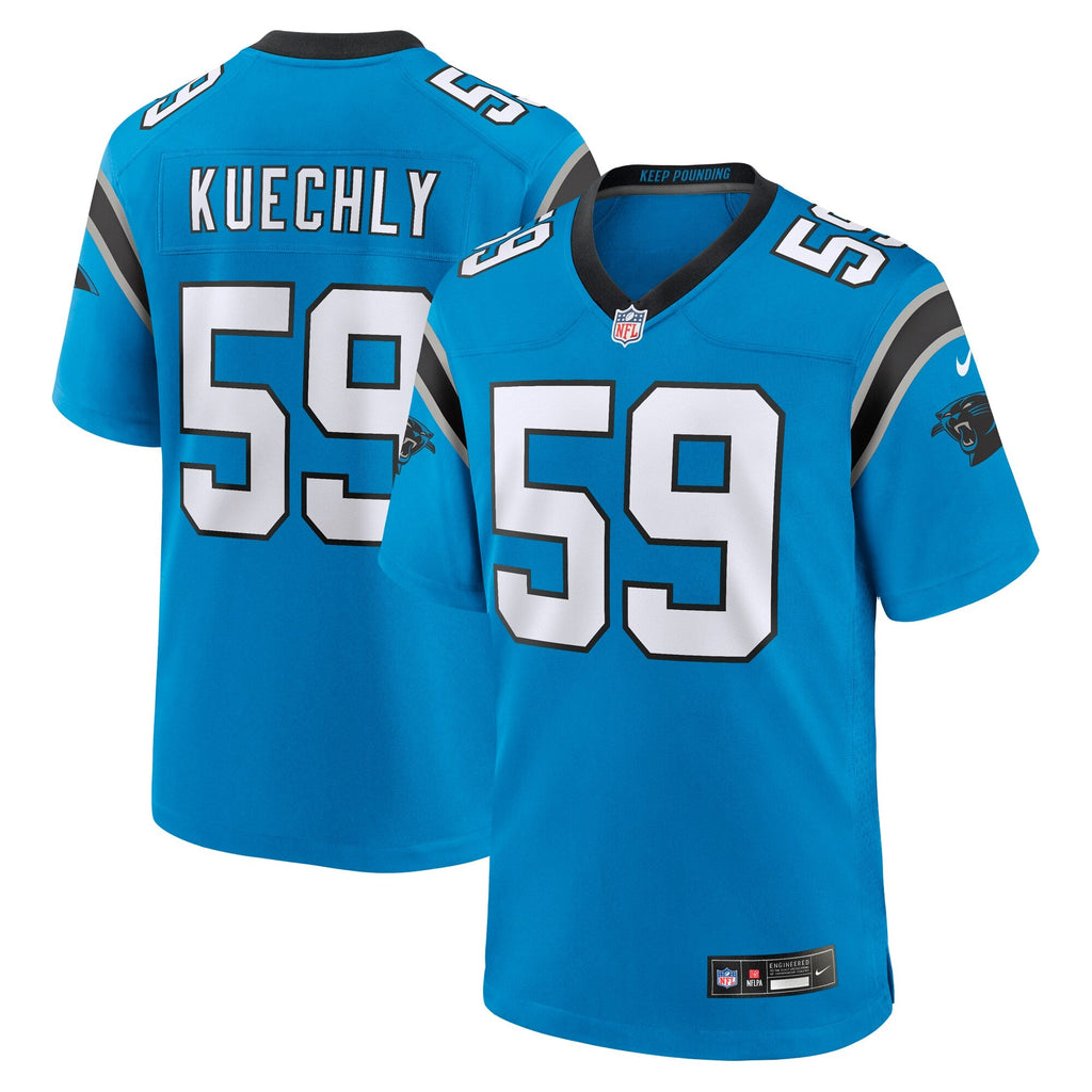 Carolina Panthers Luke Kuechly Nike Blue Retired Player Alternate Game Jersey