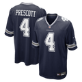 Dallas Cowboys Dak Prescott Nike Navy Game Team Jersey