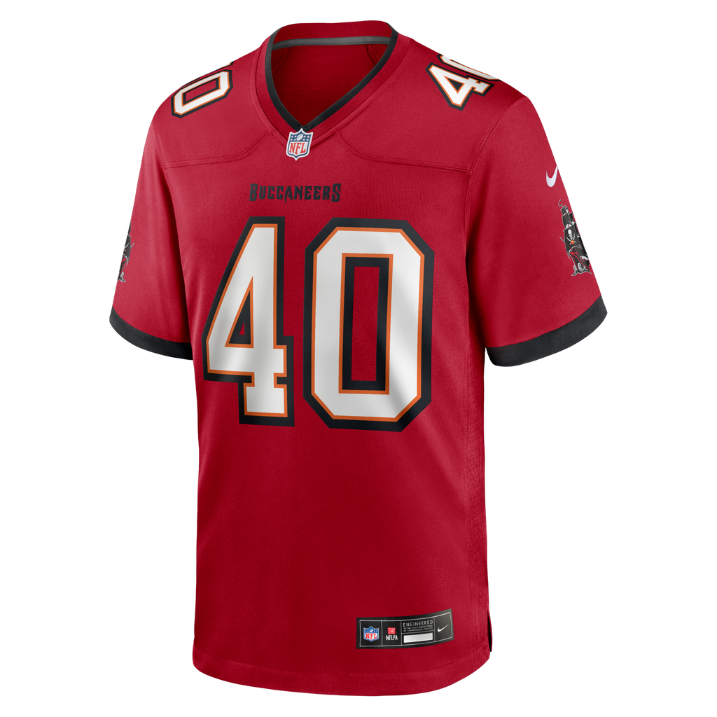 Tampa Bay Buccaneers Mike Alstott Nike Red Retired Player Game Jersey