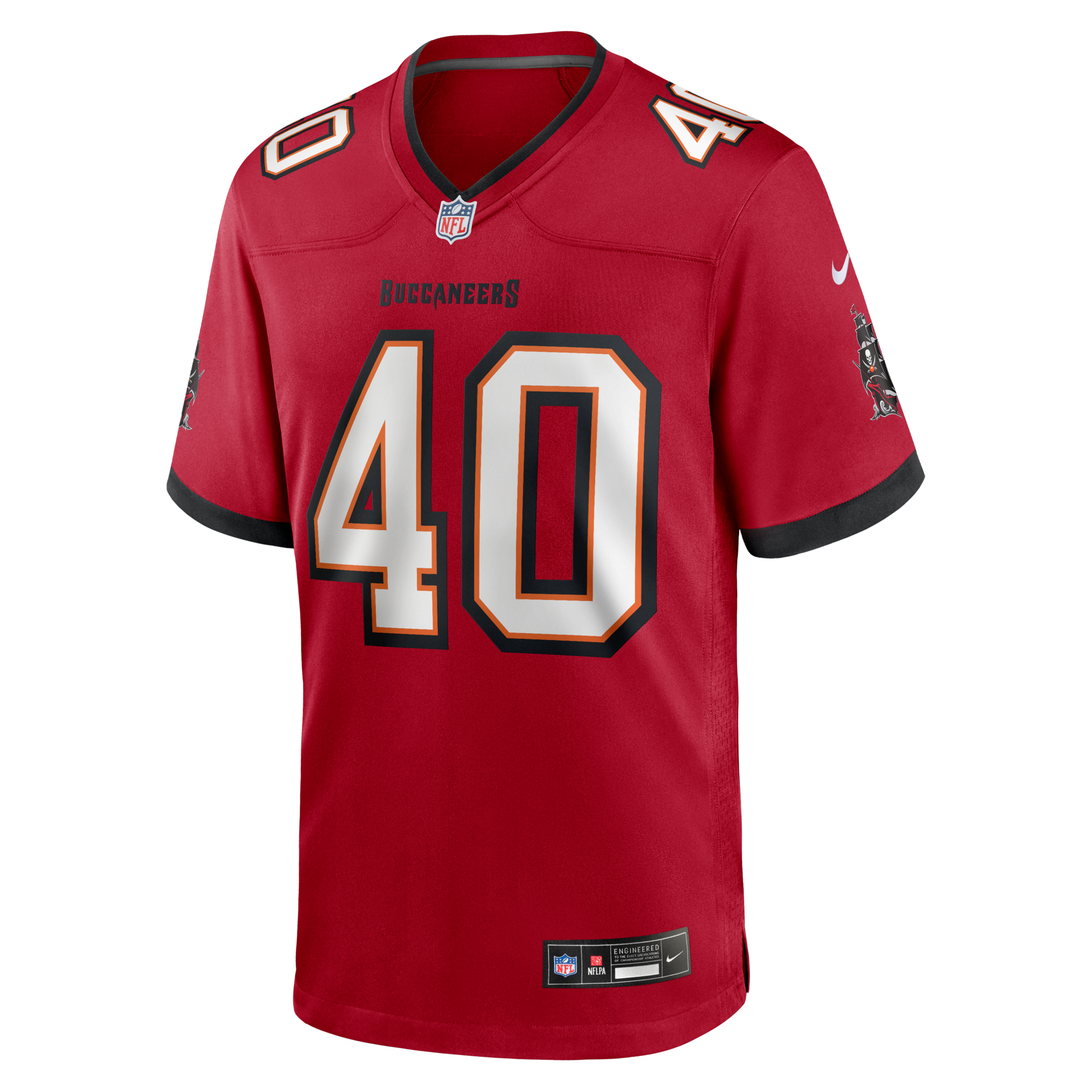 Tampa Bay Buccaneers Mike Alstott Nike Red Retired Player Game Jersey