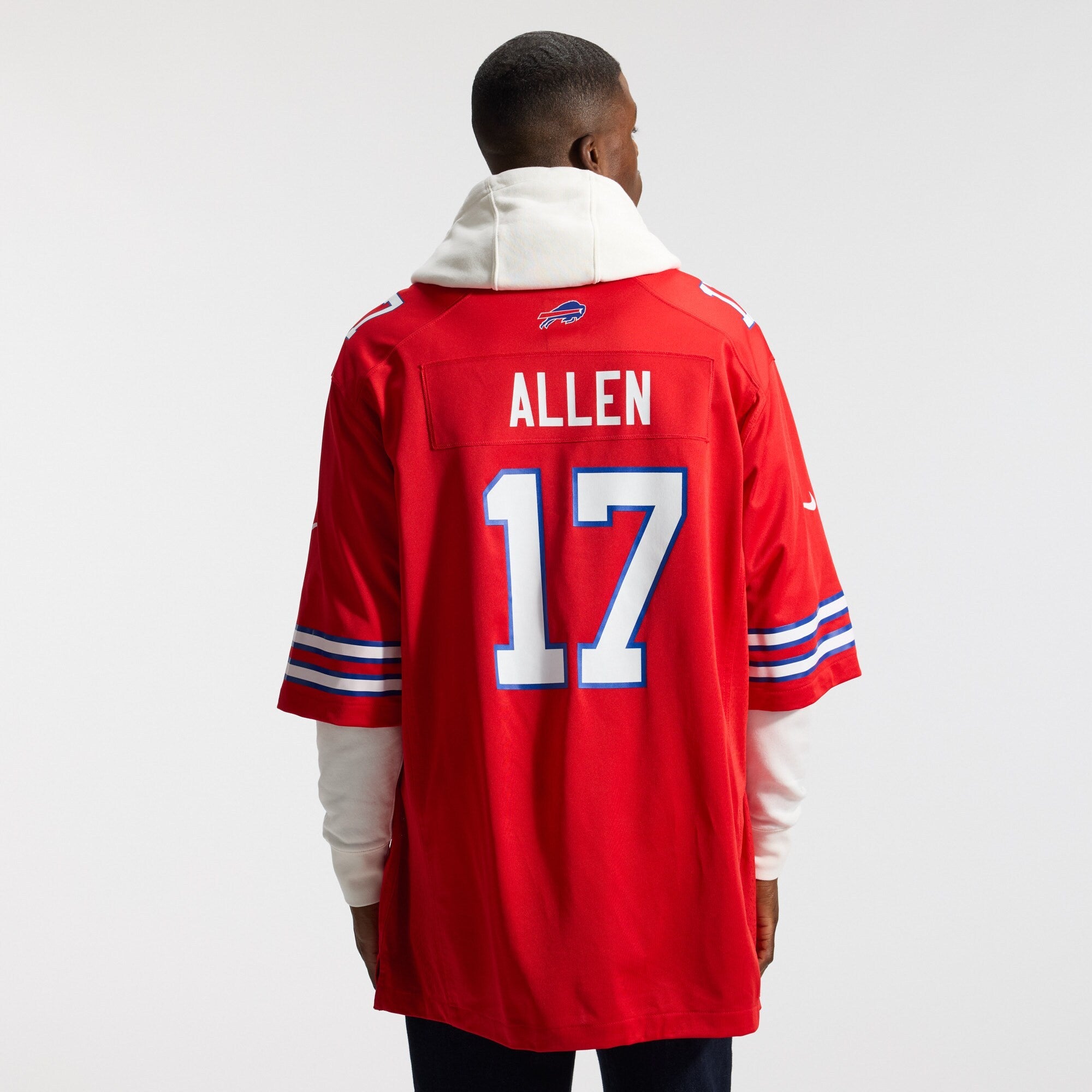 Buffalo Bills Josh Allen Nike Red Alternate Game Player Jersey