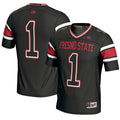 GameDay Greats #1 Black Fresno State Bulldogs Endzone Football Jersey