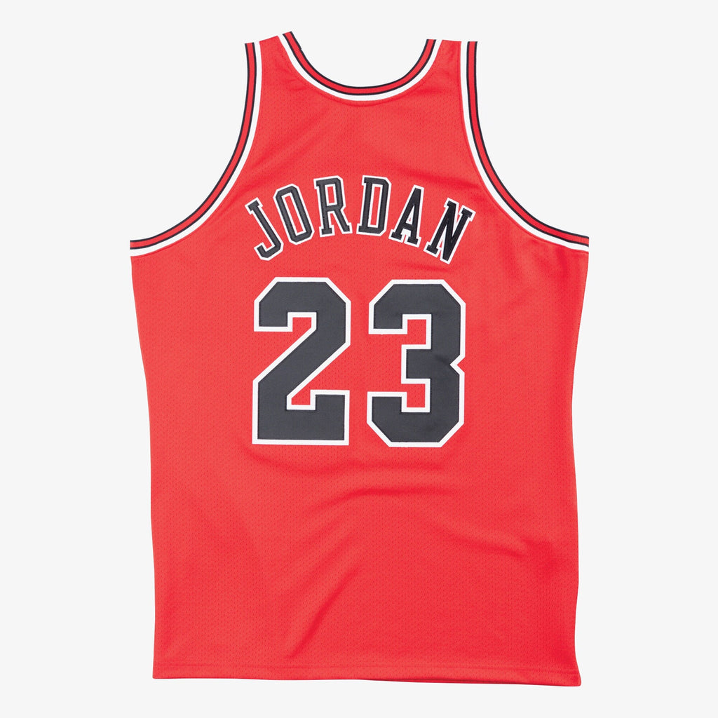 Chicago Bulls Mitchell & Ness Authentic Jersey Road Finals Michael Jordan 1995-96