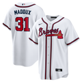 Atlanta Braves Greg Maddux Nike White Home Retired Player Replica Jersey
