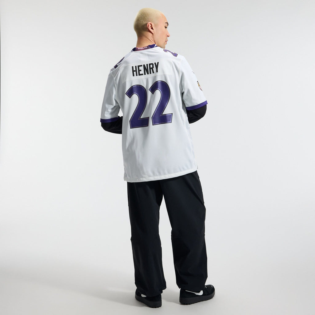 Baltimore Ravens Derrick Henry Nike White Game Jersey
