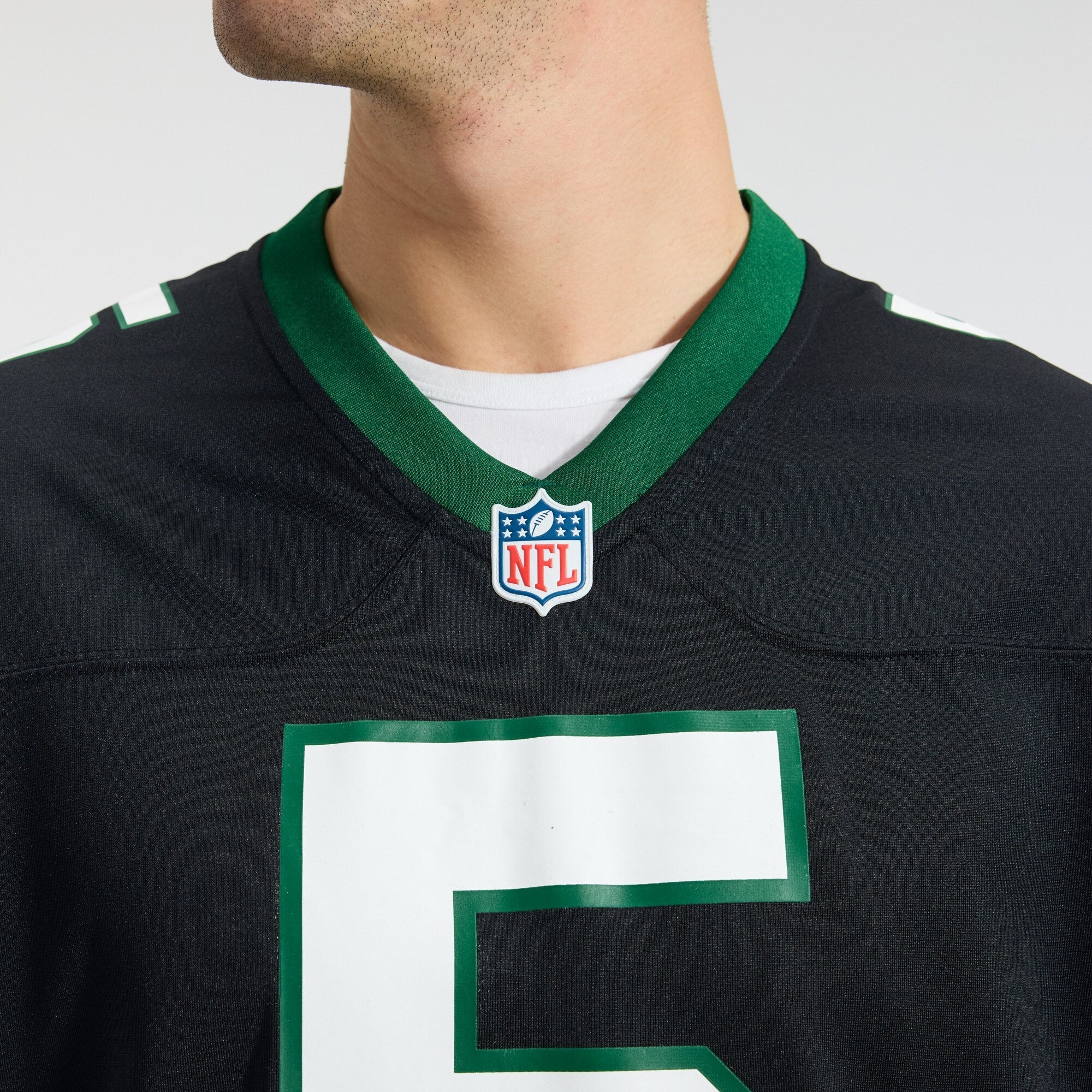 New York Jets Garrett Wilson Nike Legacy Black Alternate Game Jersey