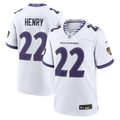 Baltimore Ravens Derrick Henry Nike White Game Jersey