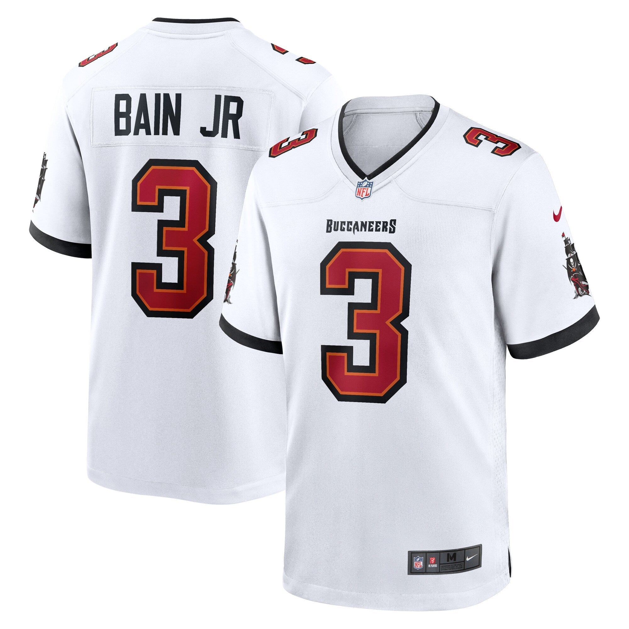 Tampa Bay Buccaneers Rueben Bain Jr. Nike White Game Jersey