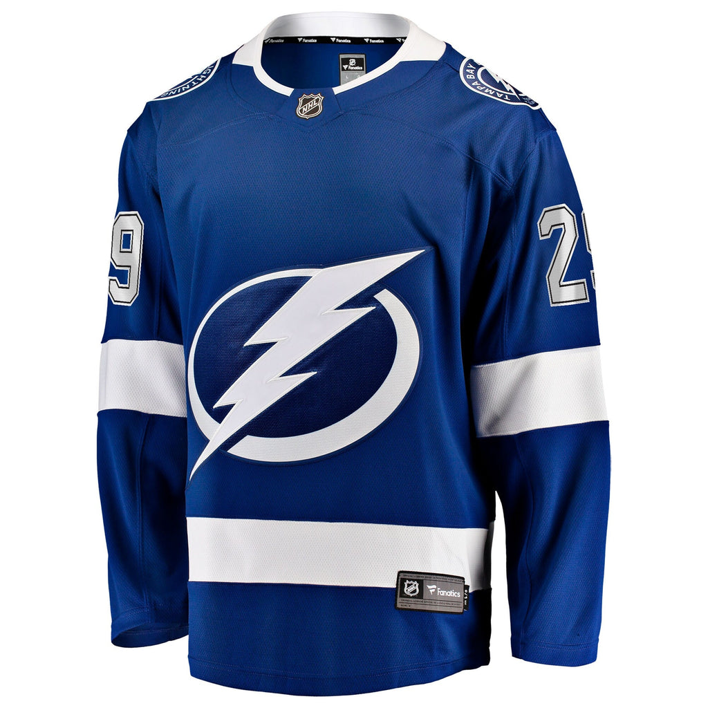 Tampa Bay Lightning Pontus Holmberg Fanatics Blue Home Breakaway Jersey
