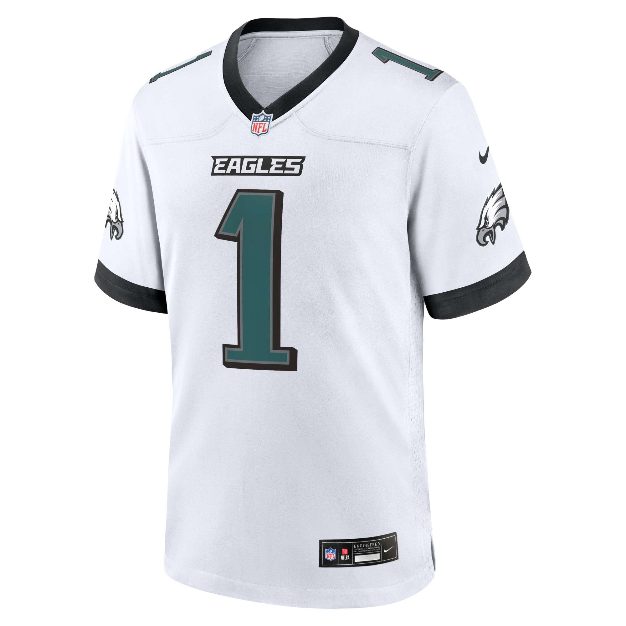 Philadelphia Eagles Jalen Hurts Nike White Game Jersey