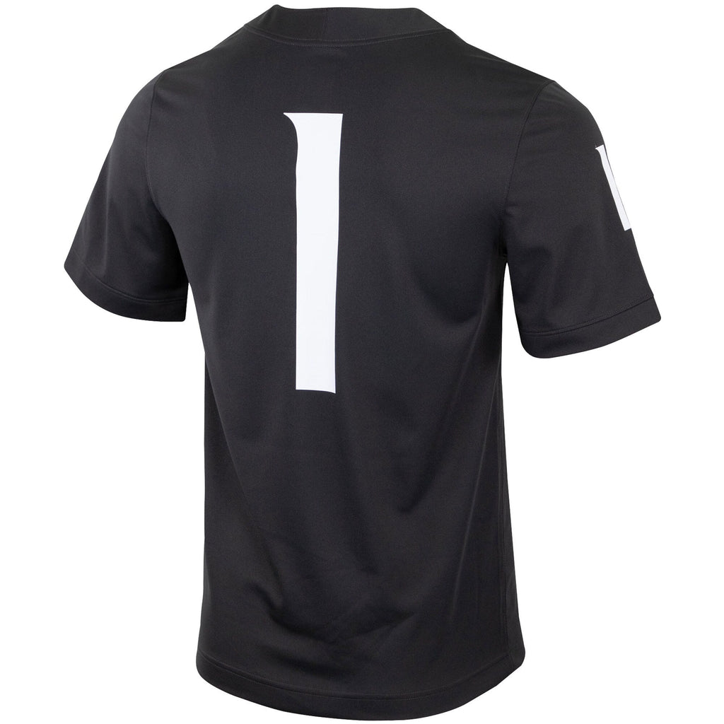 Nike #1 Charcoal Washington State Cougars Untouchable Football Jersey