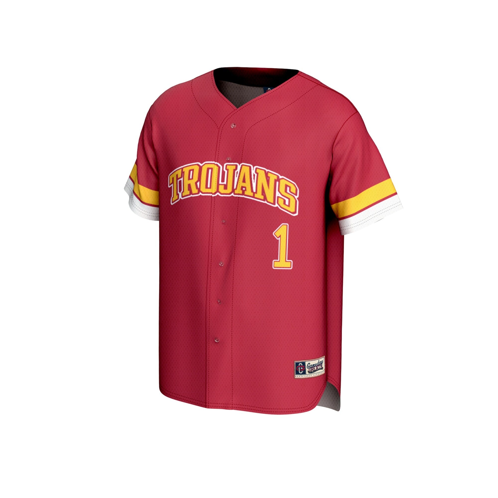 GameDay Greats #1 Cardinal USC Trojans Collegiate Baseball Fashion Jersey