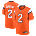 Denver Broncos Patrick Surtain II Nike Orange Team Game Jersey