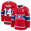 Montreal Canadiens Nick Suzuki Fanatics Red Home Premium Jersey