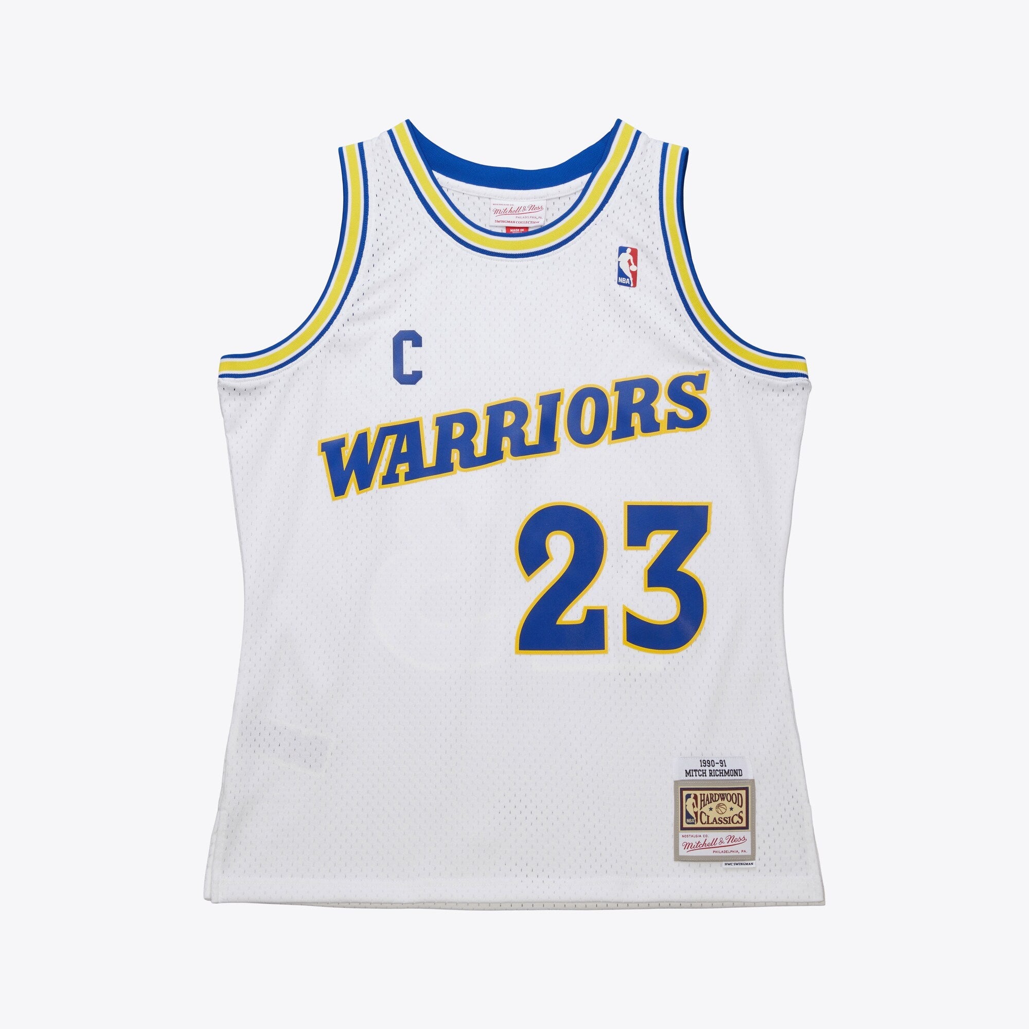 Golden State Warriors Mitchell & Ness Swingman Jersey 1990 Mitch Richmond