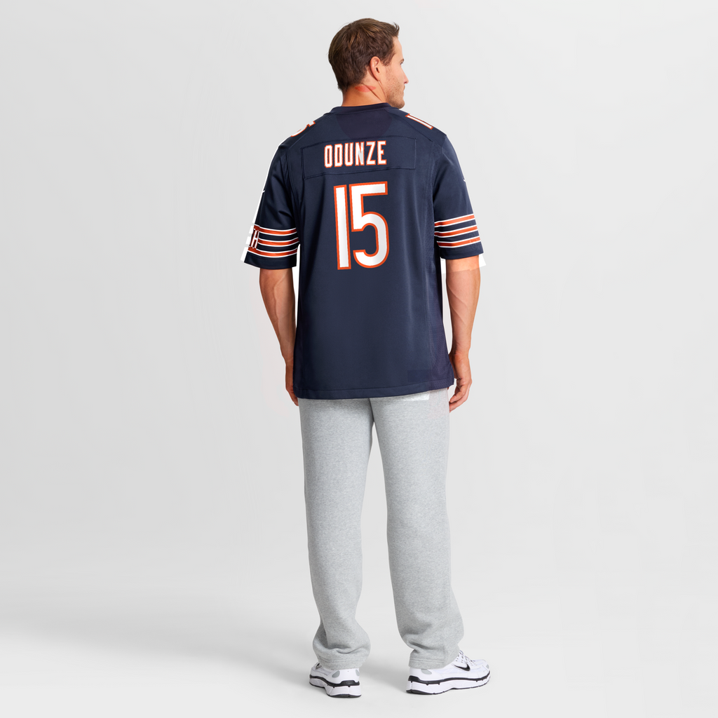 Chicago Bears Rome Odunze Nike Navy Player Game Jersey