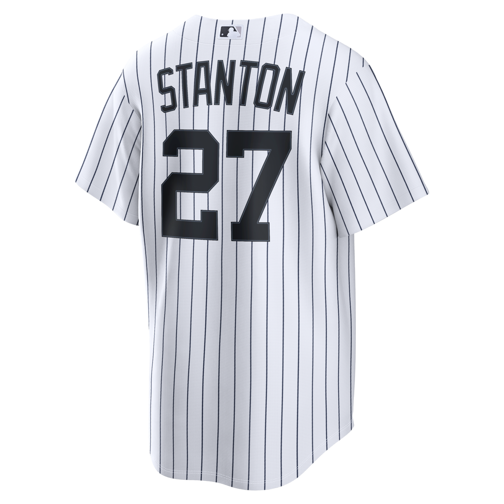 New York Yankees Giancarlo Stanton Nike White Home Replica Jersey