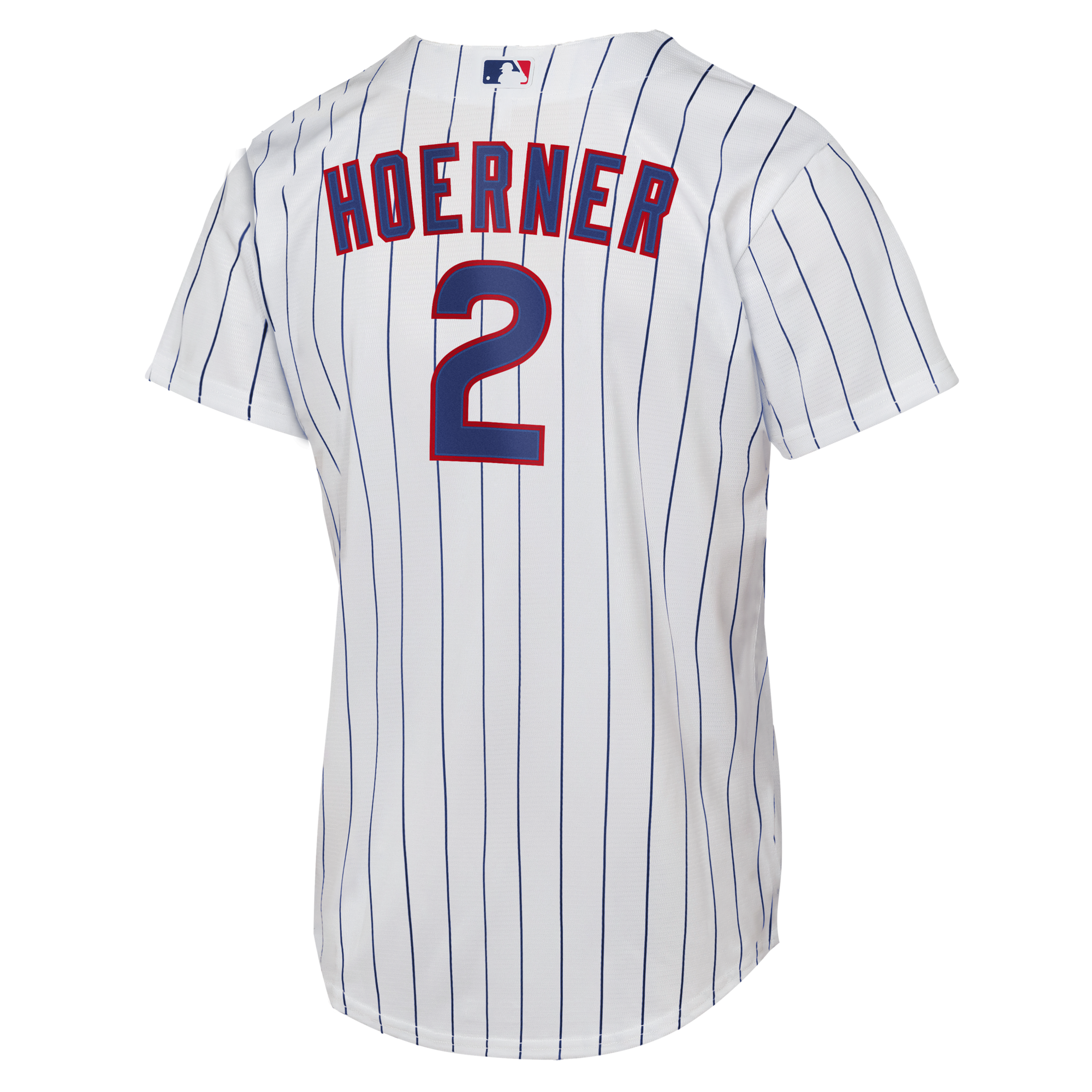 Male Chicago Cubs Nico Hoerner Nike White Home Replica Jersey