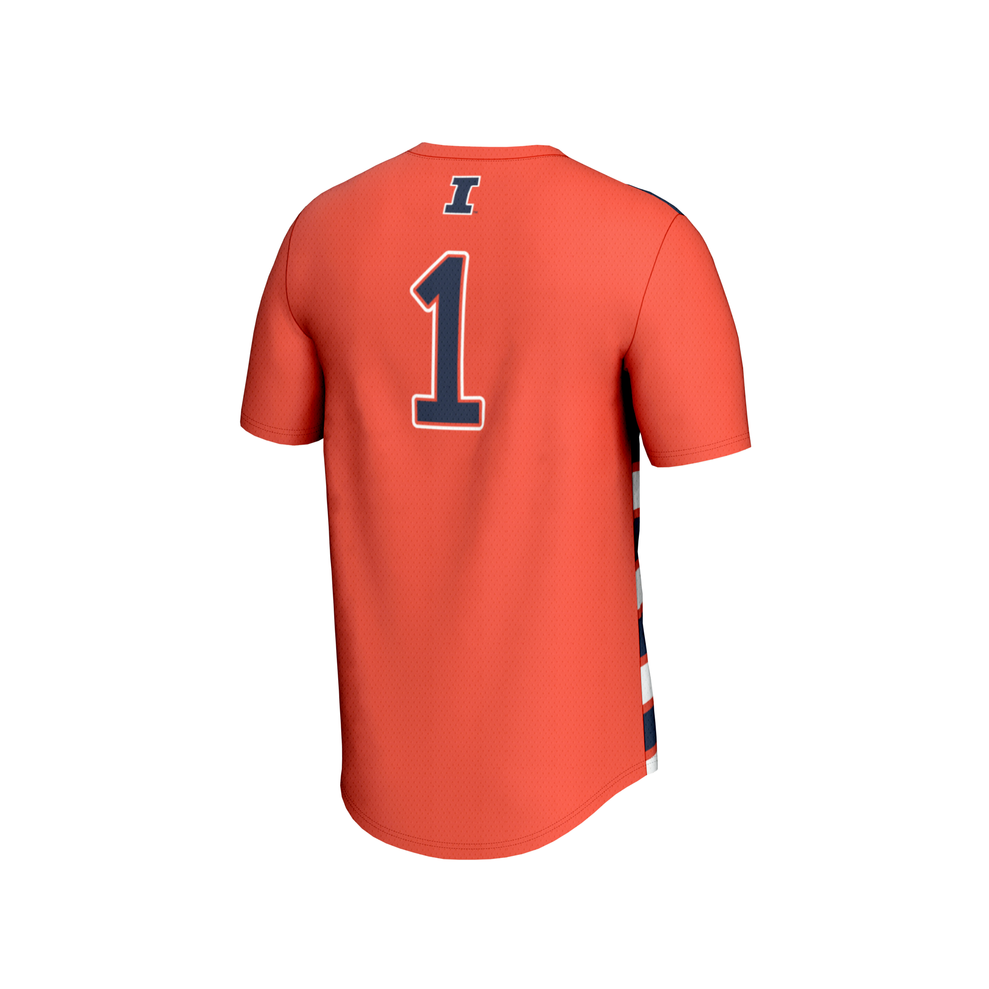 GameDay Greats #1 Orange Illinois Fighting Illini Lightweight Soccer Fashion Jersey