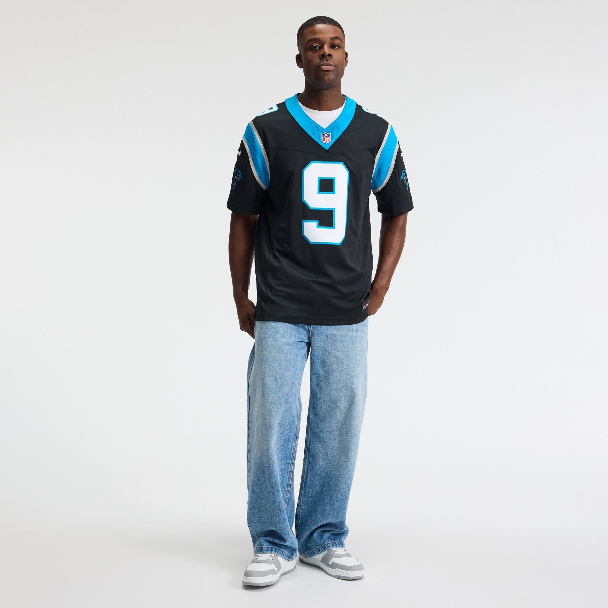 Carolina Panthers Bryce Young Nike Black Team Vapor F.U.S.E. Stitched Limited Jersey