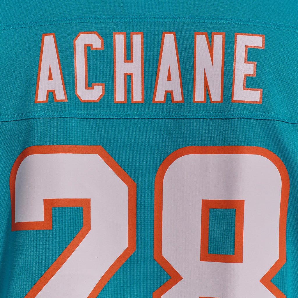 Miami Dolphins Devon Achane Nike Aqua Player Game Jersey