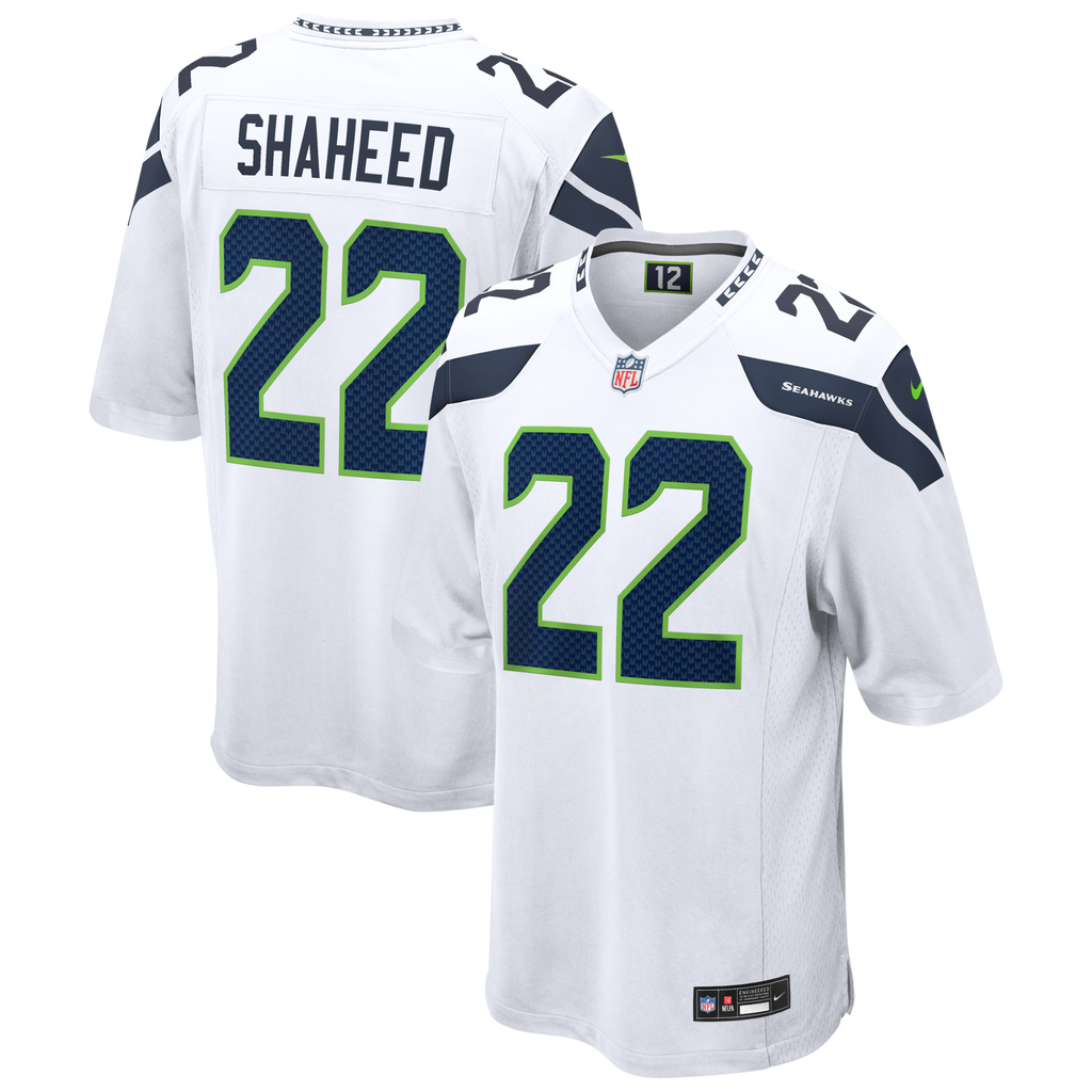 Seattle Seahawks Rashid Shaheed Nike White Game Jersey