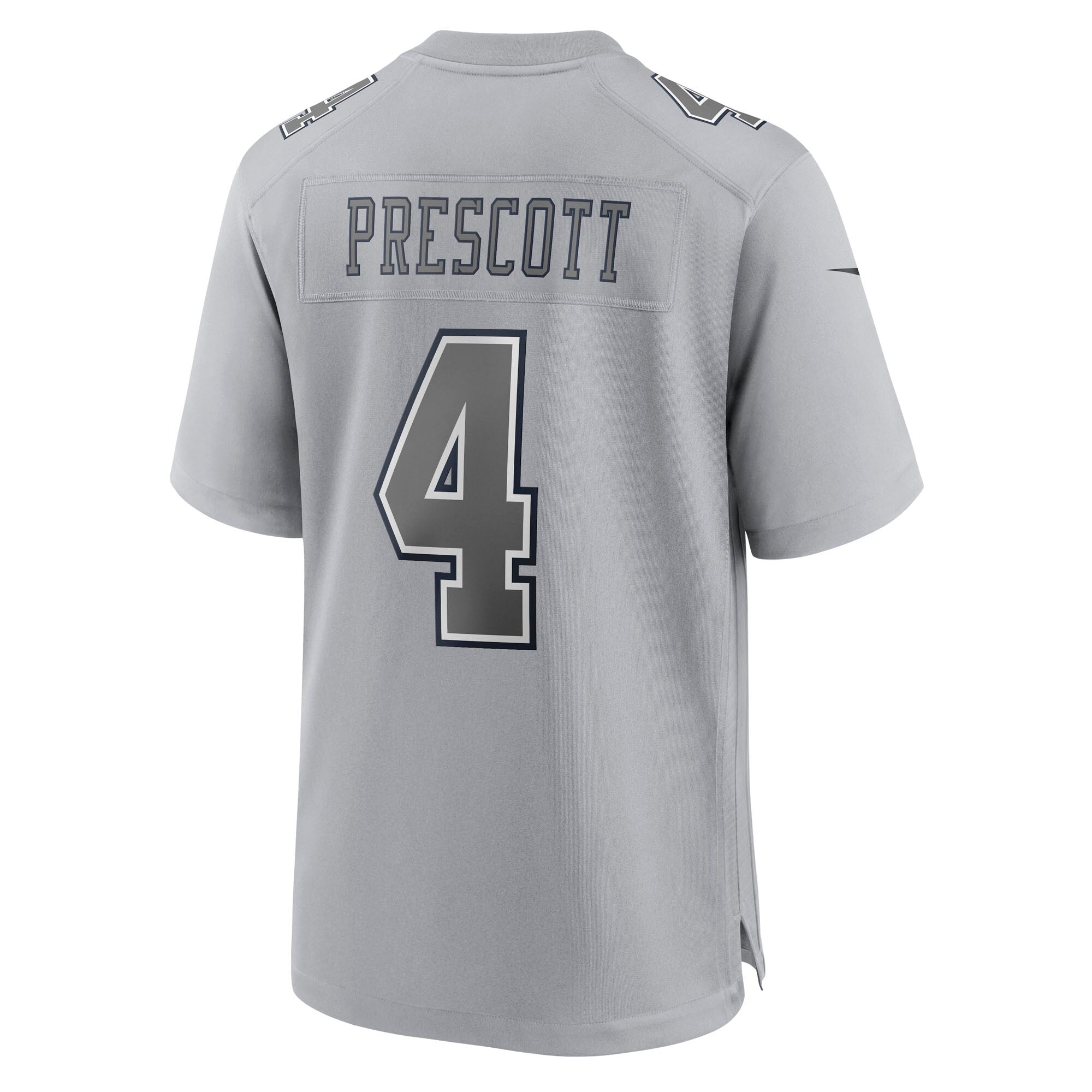 Dallas Cowboys Dak Prescott Nike Gray Atmosphere Fashion Game Jersey