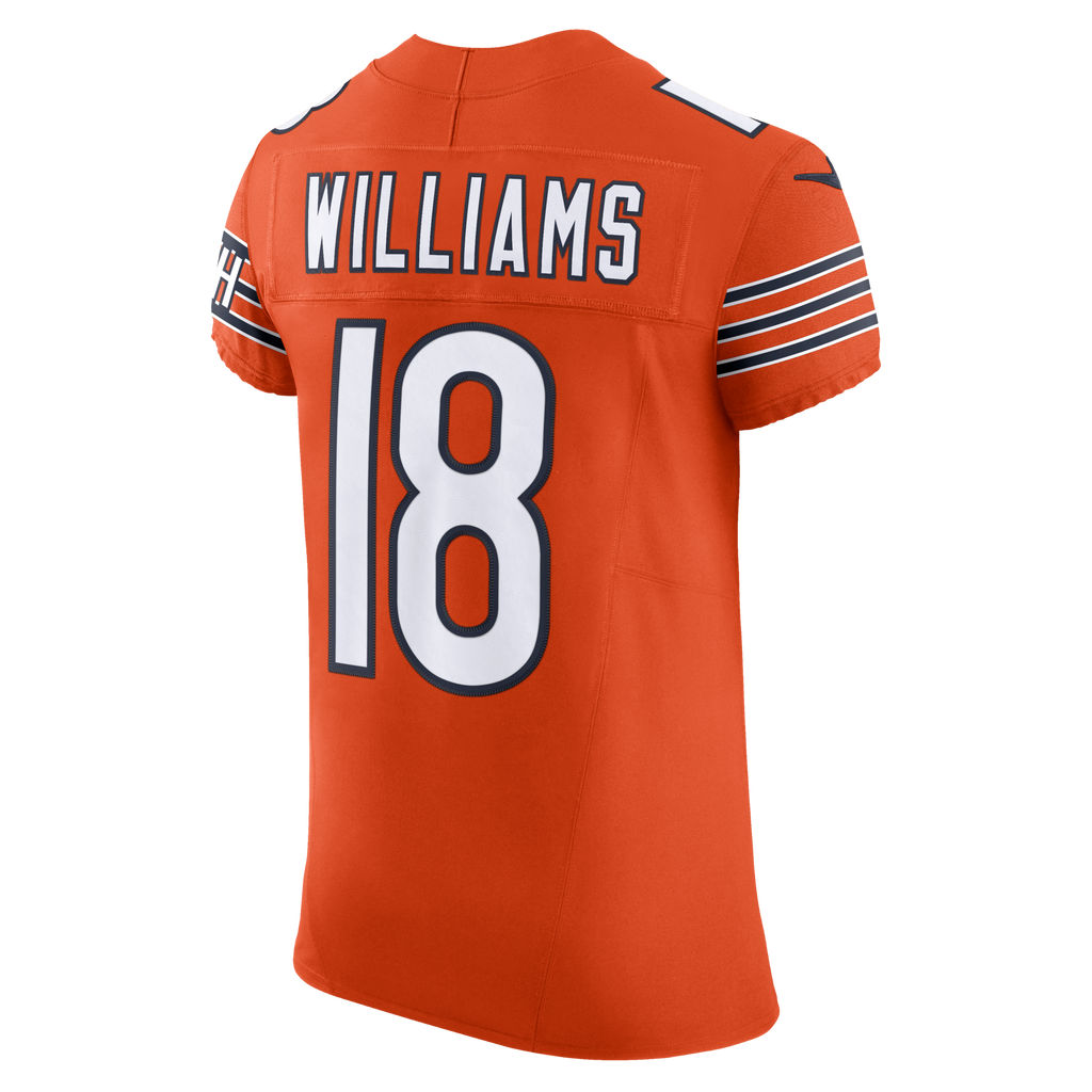 Chicago Bears Caleb Williams Nike Orange Alternate Vapor F.U.S.E. Elite Jersey