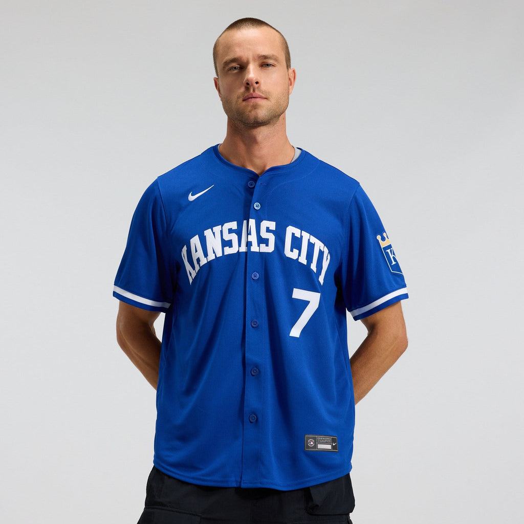 Kansas City Royals Bobby Witt Jr. Nike Royal Alternate 2 Limited Player Jersey
