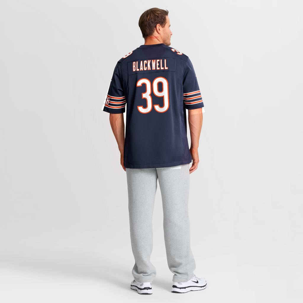 Chicago Bears Josh Blackwell Nike Navy Game Player Jersey