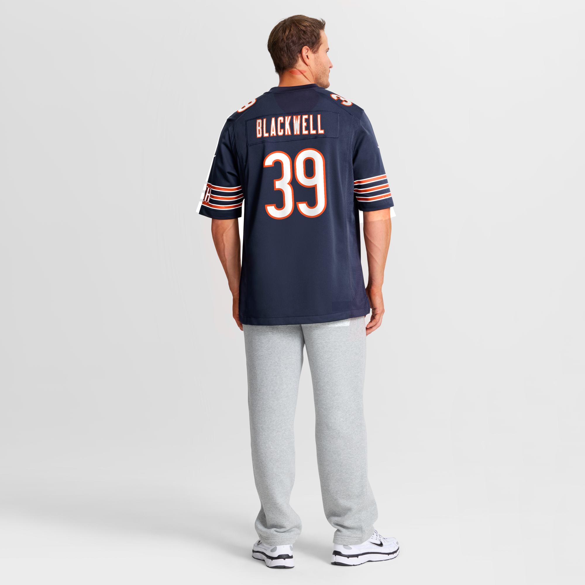 Chicago Bears Josh Blackwell Nike Navy Game Player Jersey