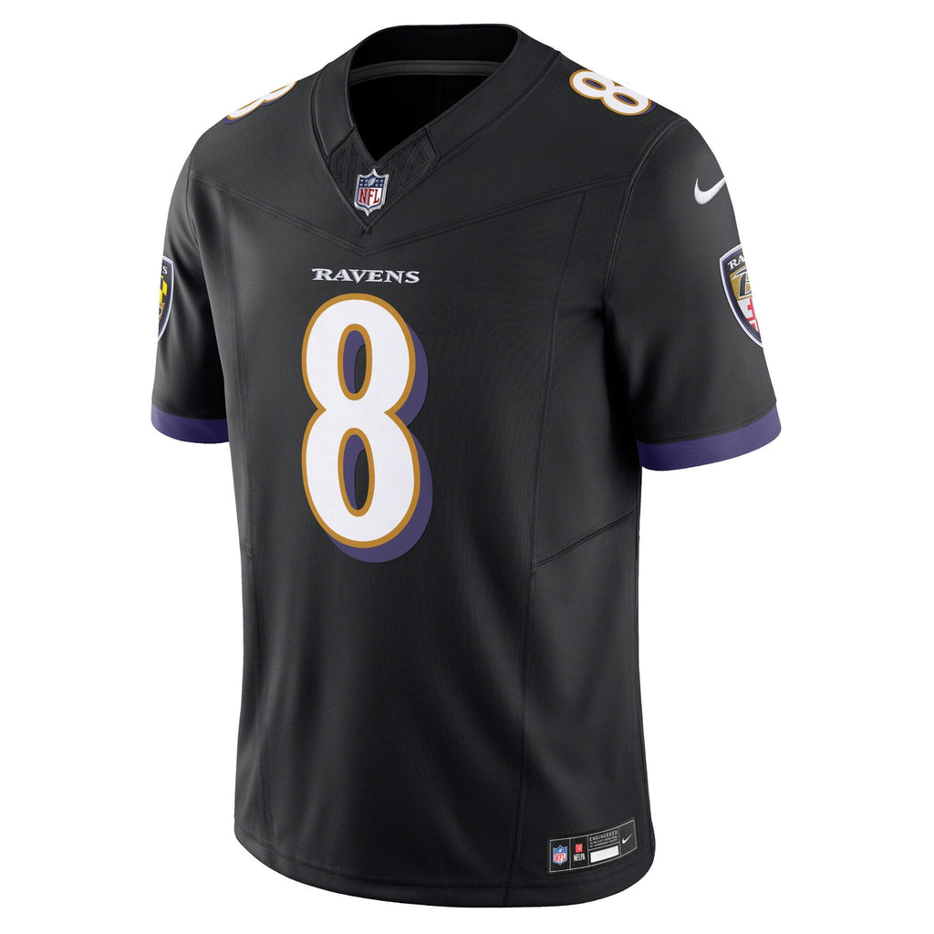Baltimore Ravens Lamar Jackson Nike Black Vapor F.U.S.E. Limited Jersey