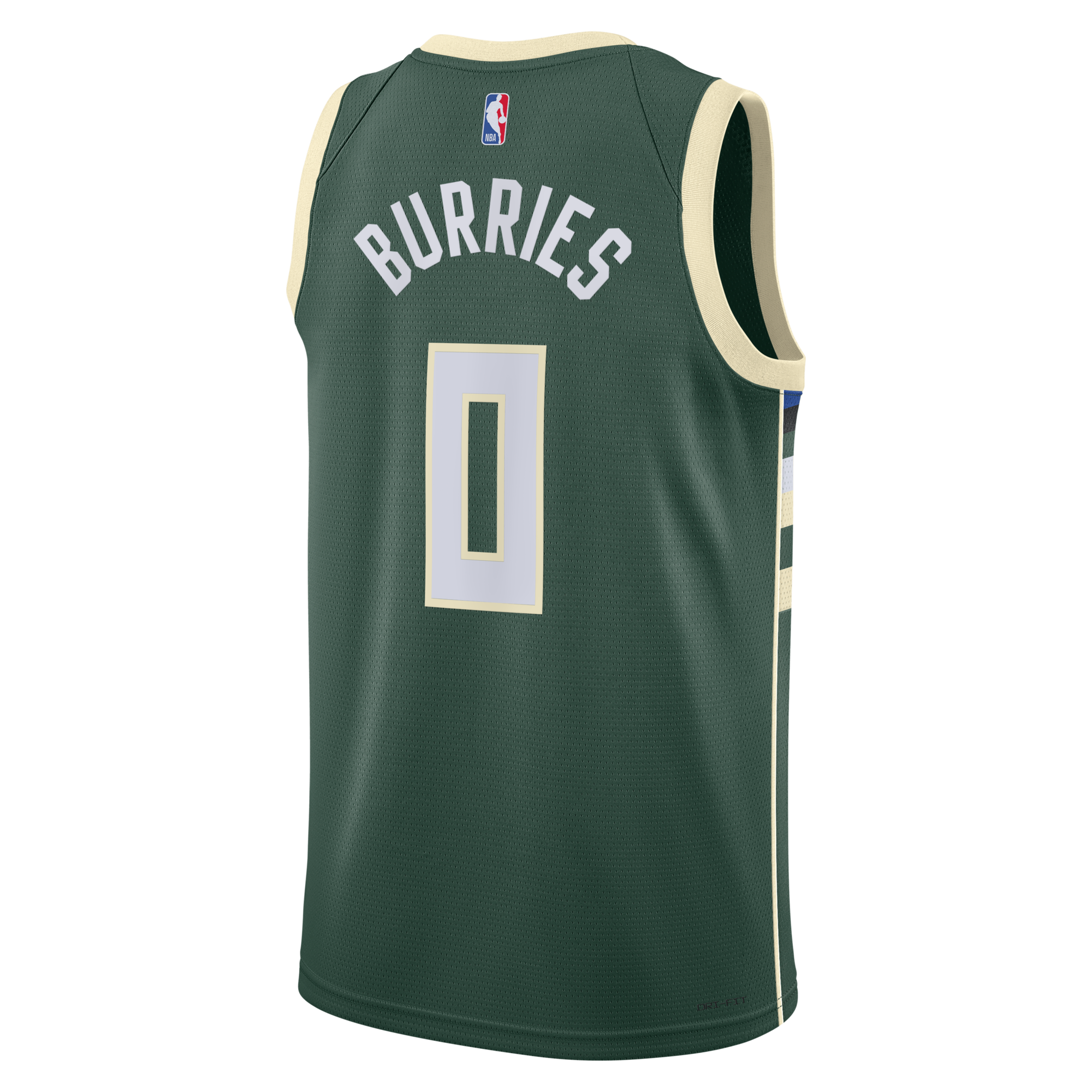 Milwaukee Bucks Nike Icon Swingman Jersey - Green - Brayden Burries
