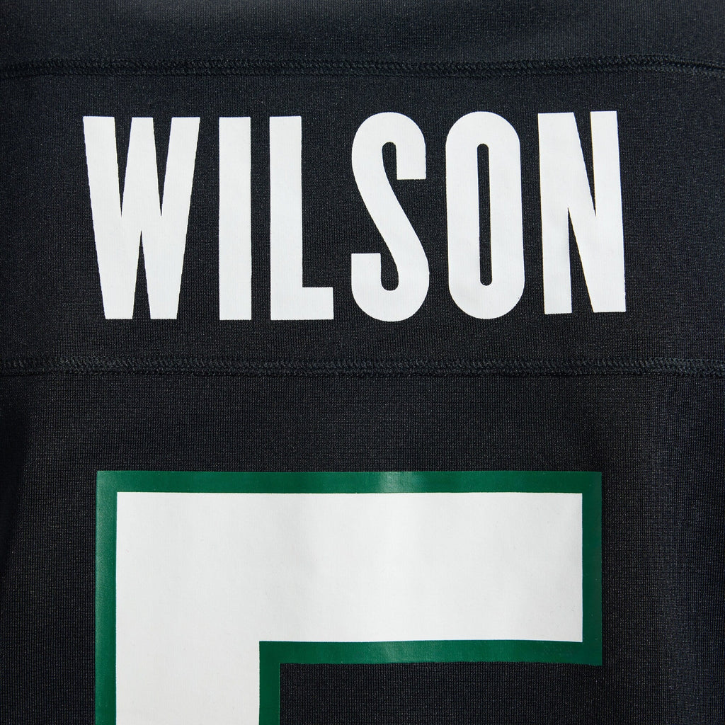 New York Jets Garrett Wilson Nike Legacy Black Alternate Game Jersey